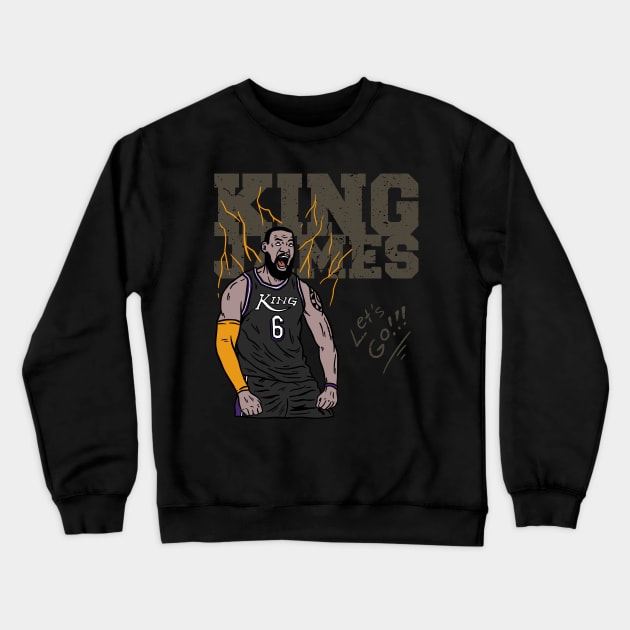 KING JAMES 6 Crewneck Sweatshirt by Tee Trends